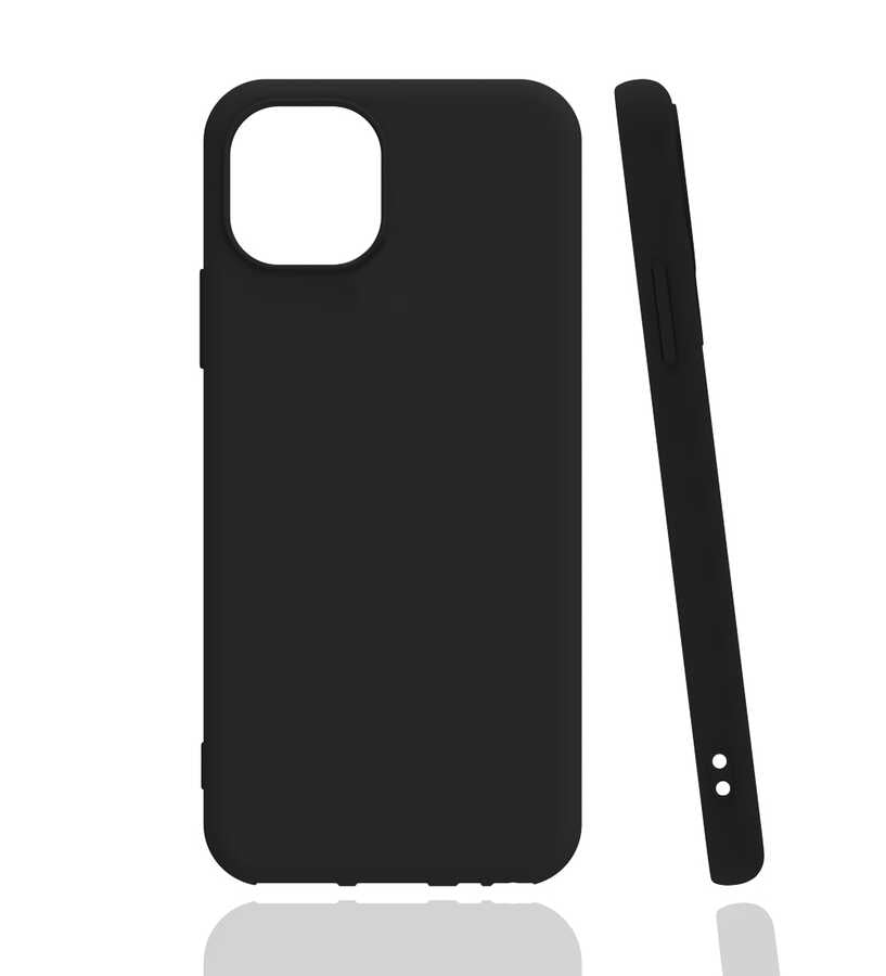 Apple iPhone 11 Kılıf Zore Biye Silikon Siyah