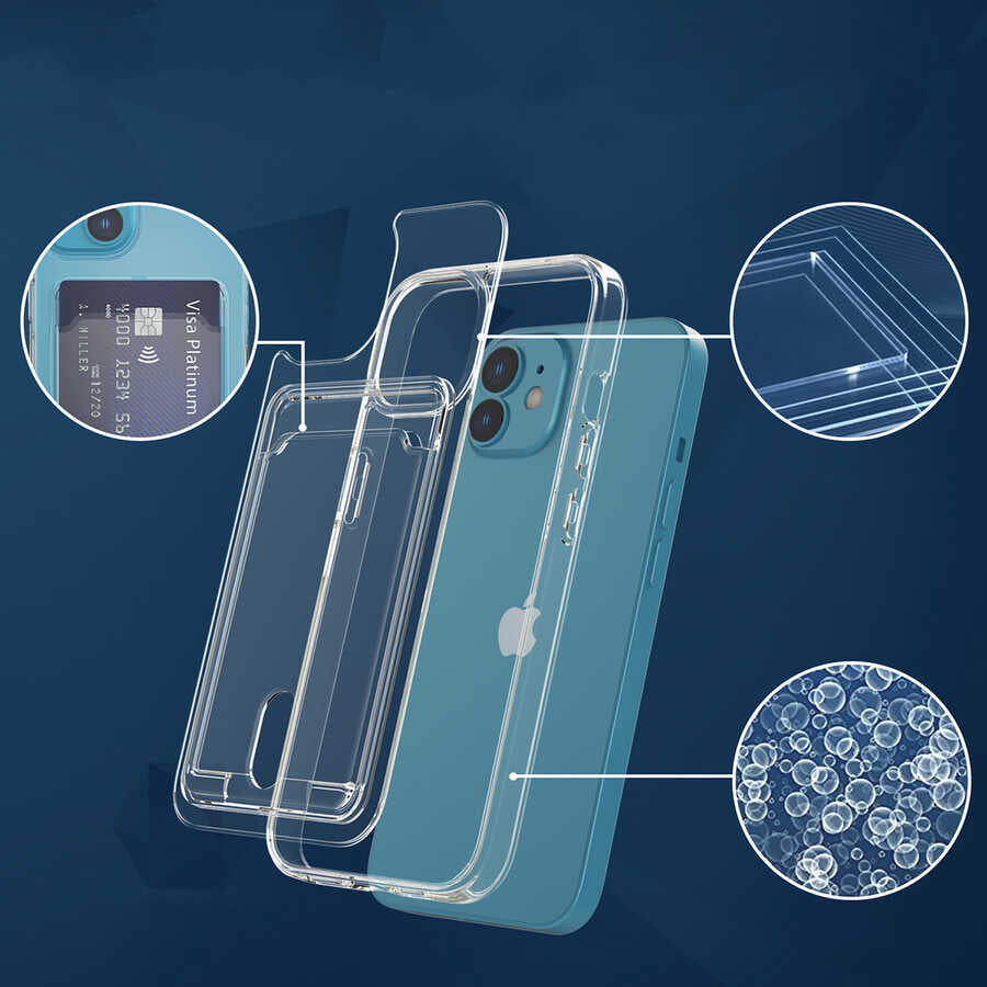 Apple iPhone 11 Kılıf Zore Ensa Kapak Renksiz