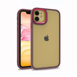 Apple iPhone 11 Kılıf Zore Flora Kapak Kırmızı