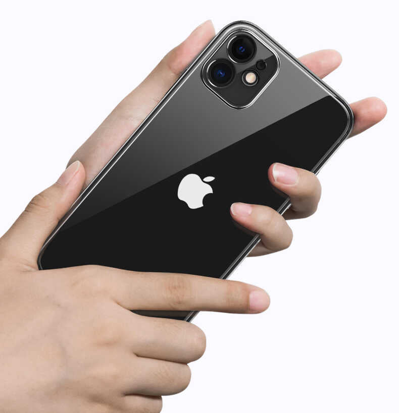 Apple iPhone 11 Kılıf Zore Gbox Kapak Gümüş