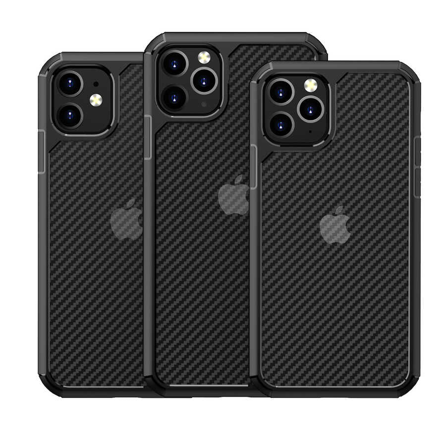 Apple iPhone 11 Kılıf Zore İnoks Kapak Mavi
