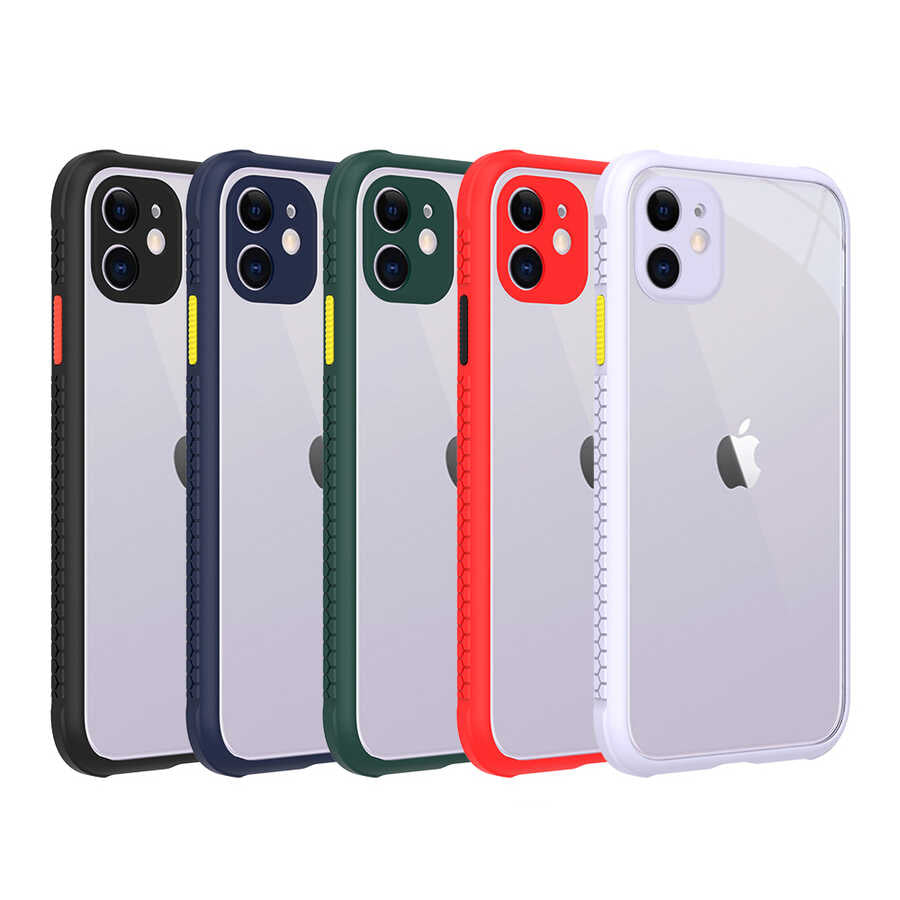 Apple iPhone 11 Kılıf Zore Kaff Kapak Koyu Mor