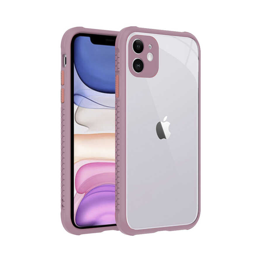 Apple iPhone 11 Kılıf Zore Kaff Kapak Açık Mor