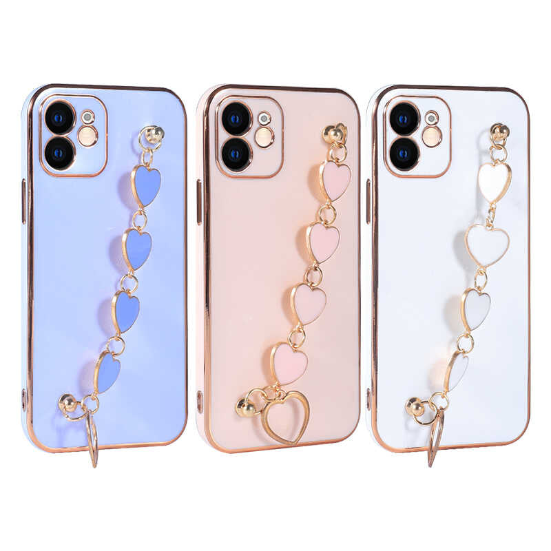 Apple iPhone 11 Kılıf Zore Kalbim Kapak Beyaz