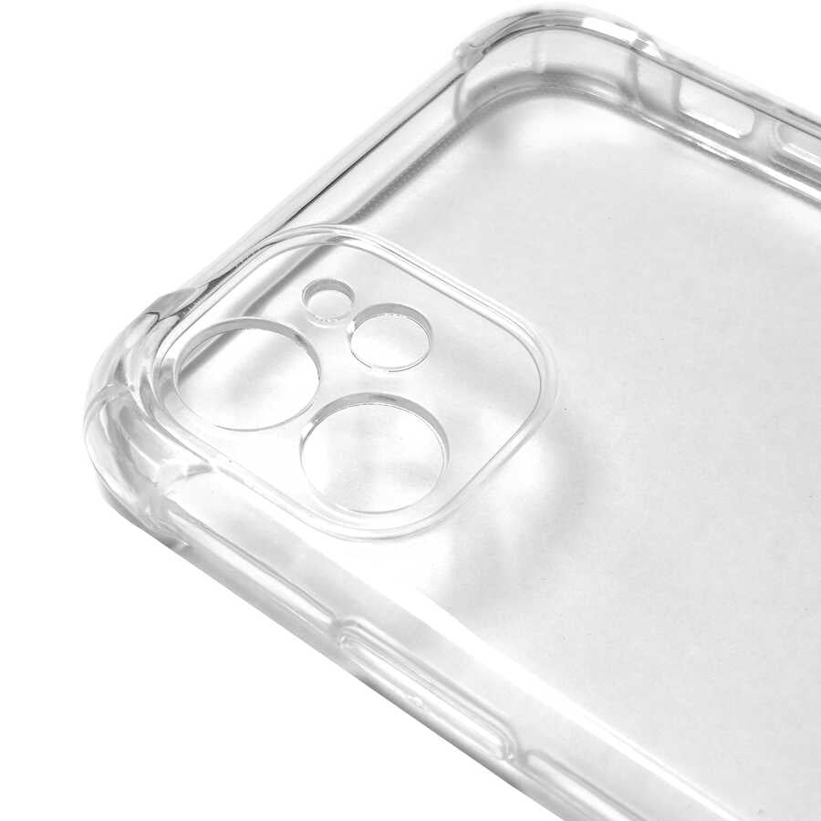 Apple iPhone 11 Kılıf Zore Kamera Korumalı Nitro Anti Shock Silikon Renksiz