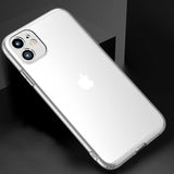 Apple iPhone 11 Kılıf Zore Kamera Korumalı Süper Silikon Kapak Renksiz