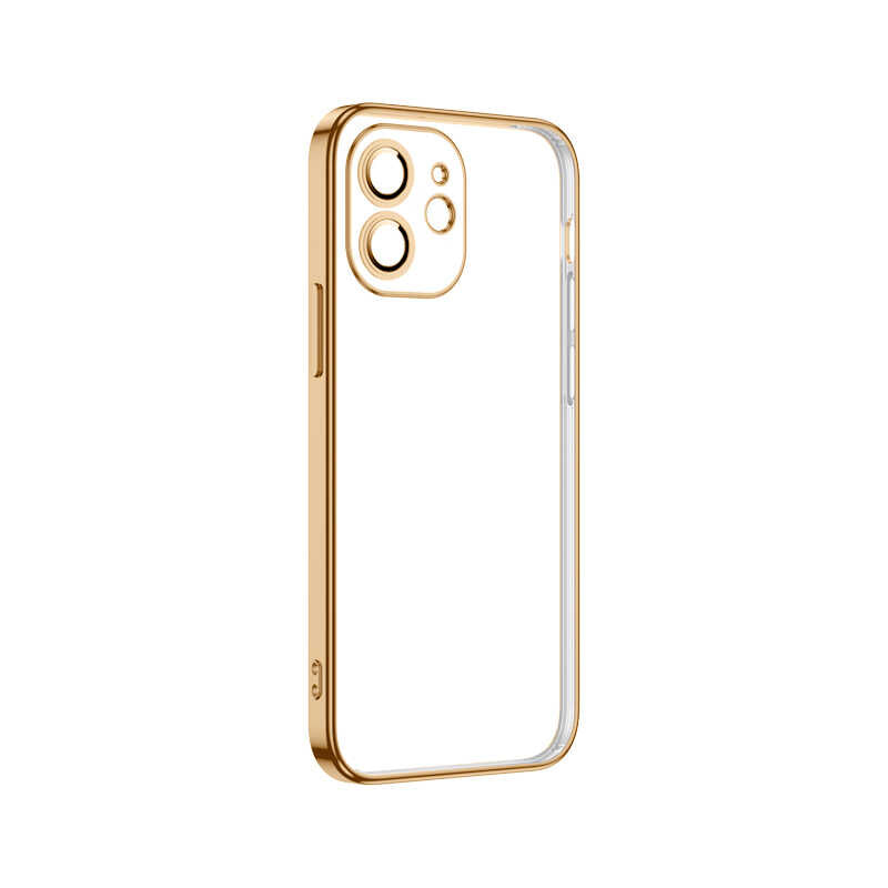 Apple iPhone 11 Kılıf Zore Krep Kapak Gold