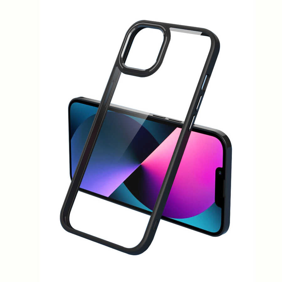 Apple iPhone 11 Kılıf Zore Krom Kapak Açık Yeşil