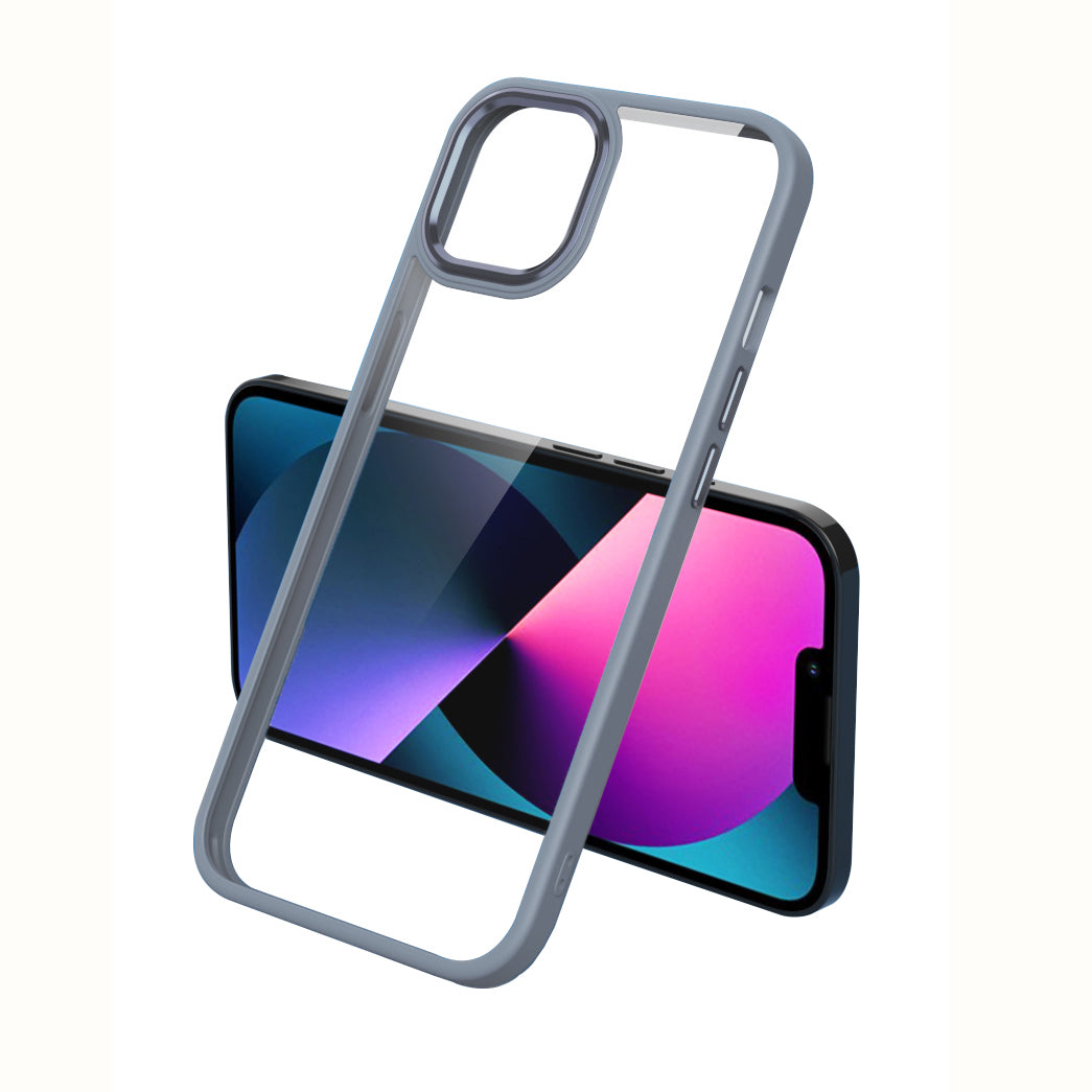 Apple iPhone 11 Kılıf Zore Krom Kapak Lavendery Gray