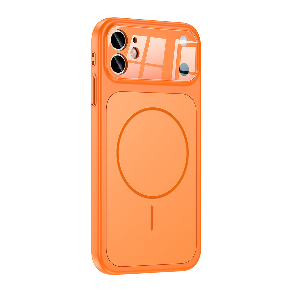 Apple iPhone 11 Kılıf Zore M-Safe Şarj Özellikli Kamera Korumalı Formen Kapak Siyah
