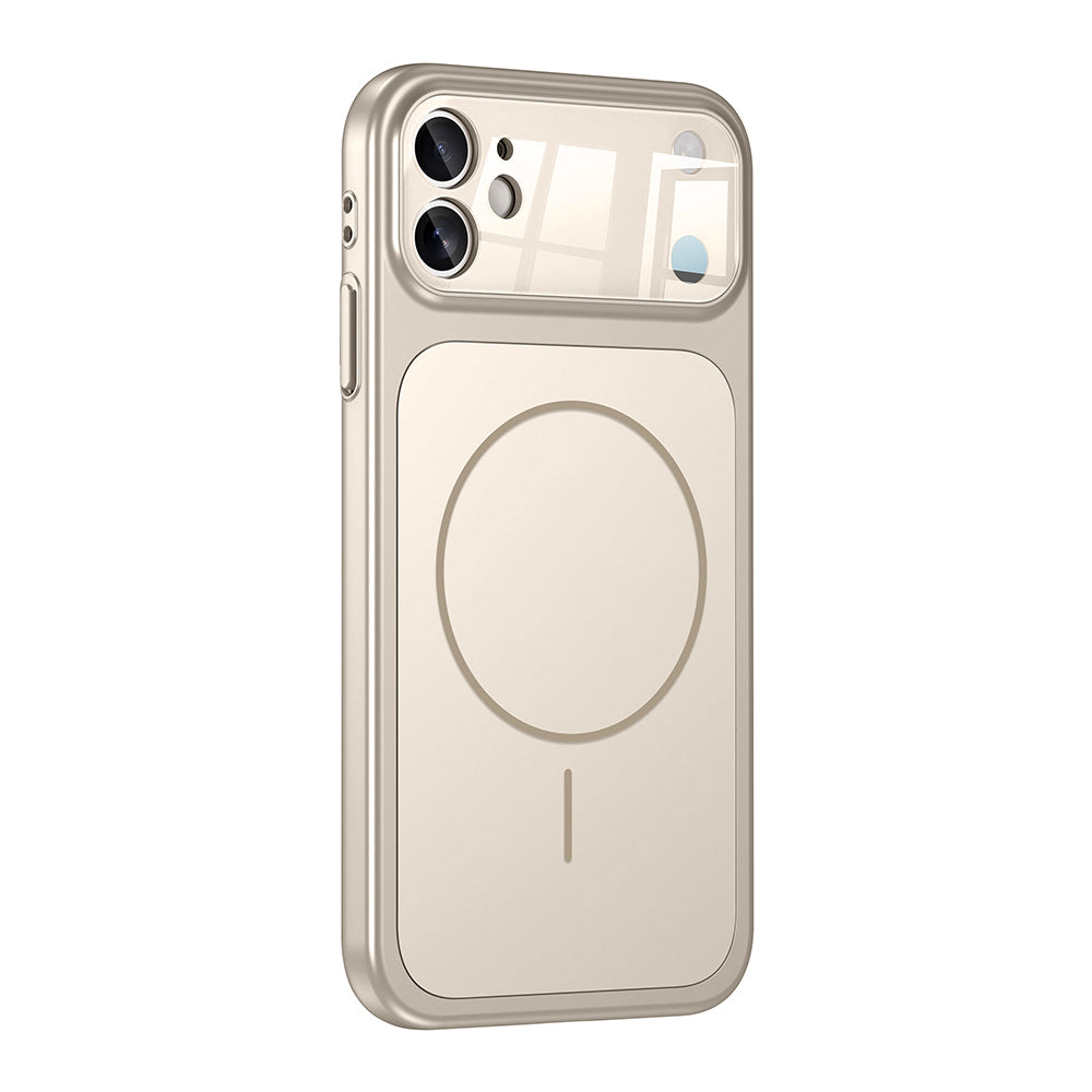 Apple iPhone 11 Kılıf Zore M-Safe Şarj Özellikli Kamera Korumalı Formen Kapak Siyah