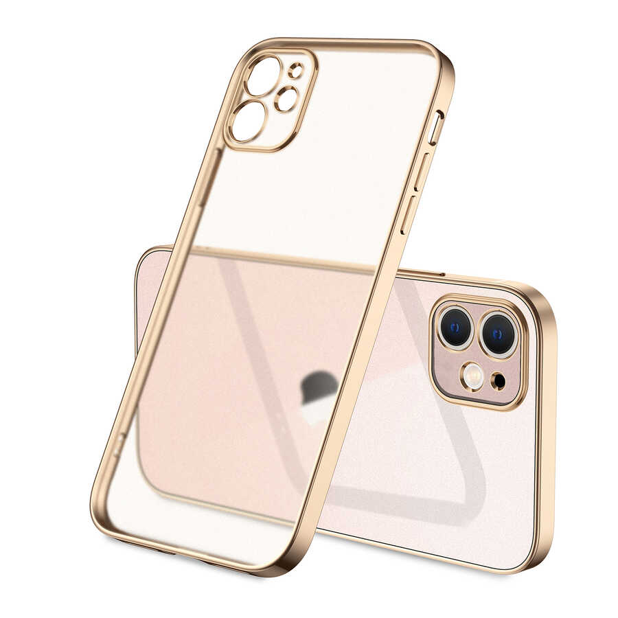 Apple iPhone 11 Kılıf Zore Mat Gbox Kapak Gümüş