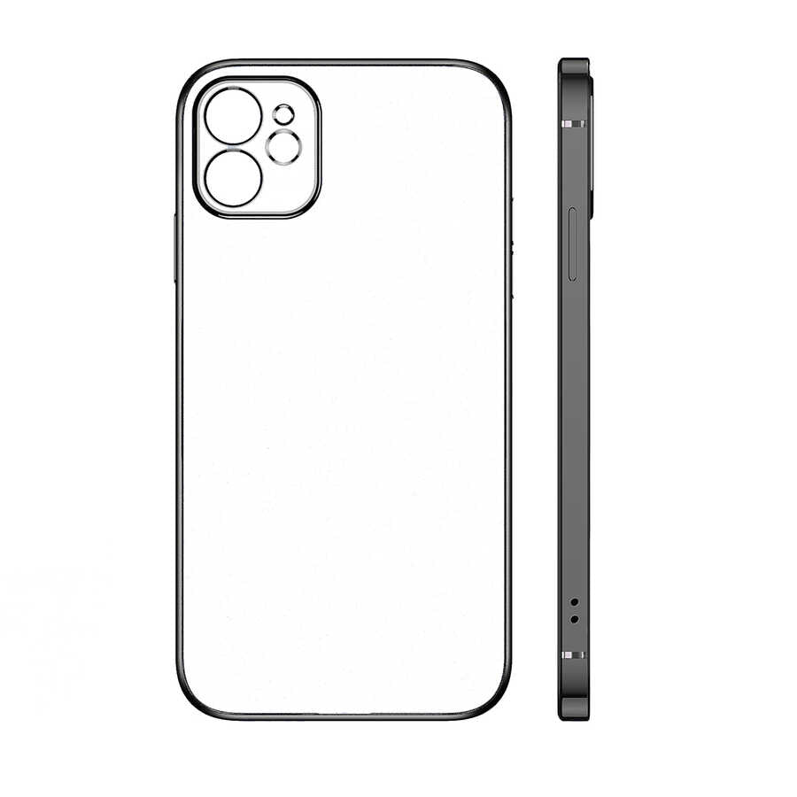 Apple iPhone 11 Kılıf Zore Mat Gbox Kapak Gümüş