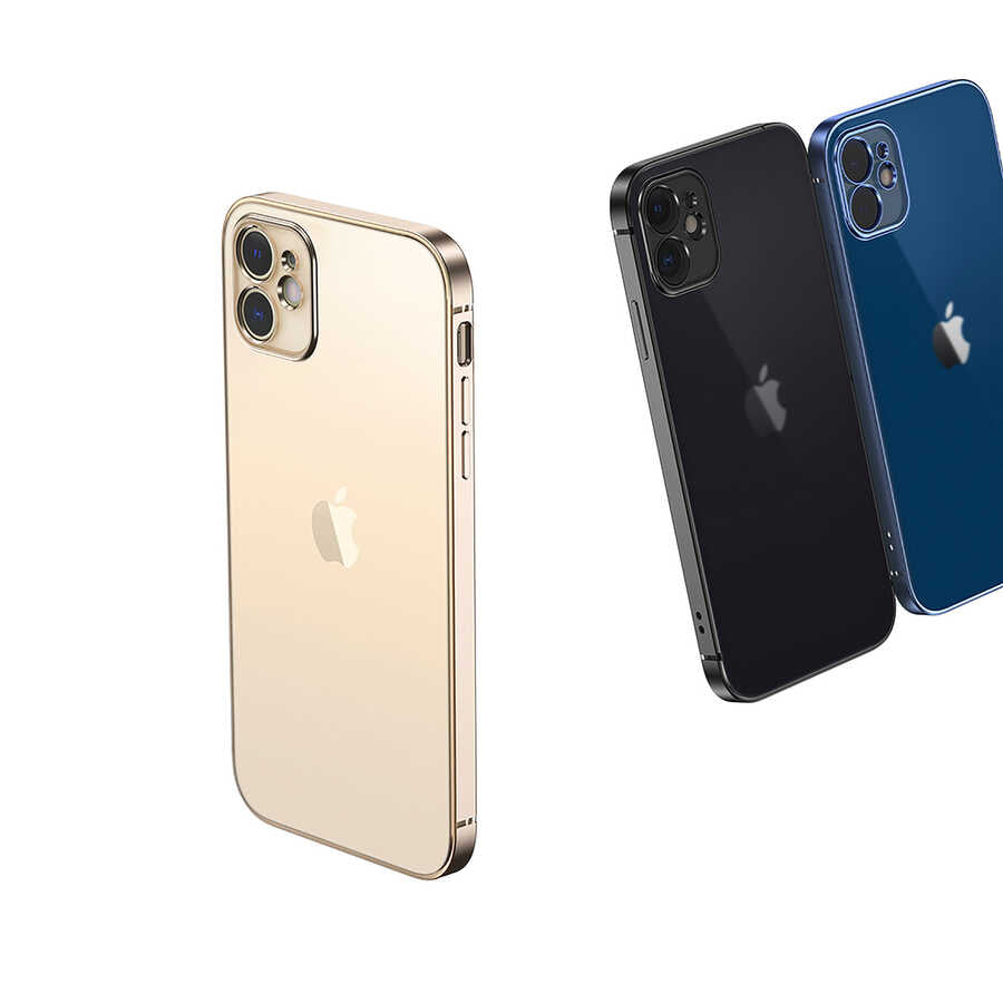 Apple iPhone 11 Kılıf Zore Mat Gbox Kapak Gümüş