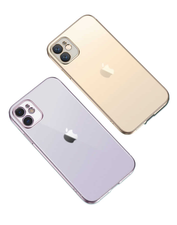 Apple iPhone 11 Kılıf Zore Mat Gbox Kapak Gümüş