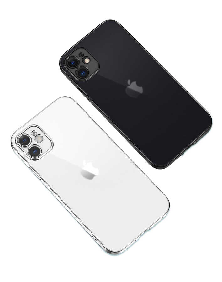 Apple iPhone 11 Kılıf Zore Mat Gbox Kapak Gümüş