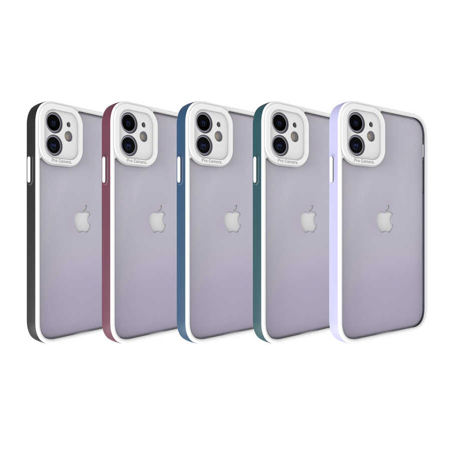 Apple iPhone 11 Kılıf Zore Mima Kapak Lacivert