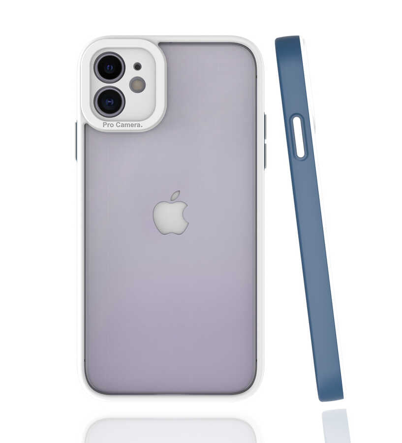 Apple iPhone 11 Kılıf Zore Mima Kapak Lacivert