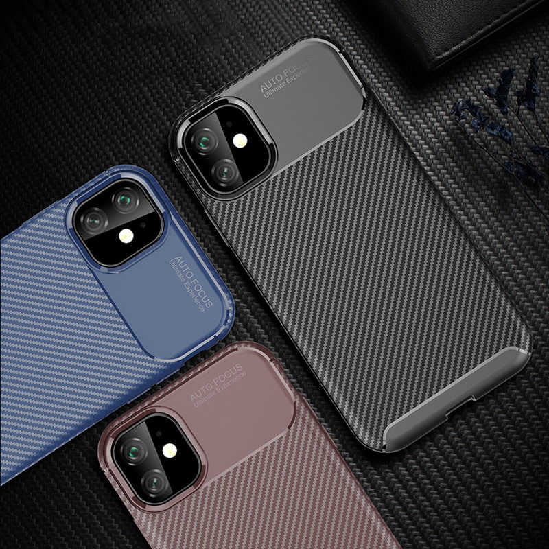 Apple iPhone 11 Kılıf Zore Negro Silikon Kapak Lacivert