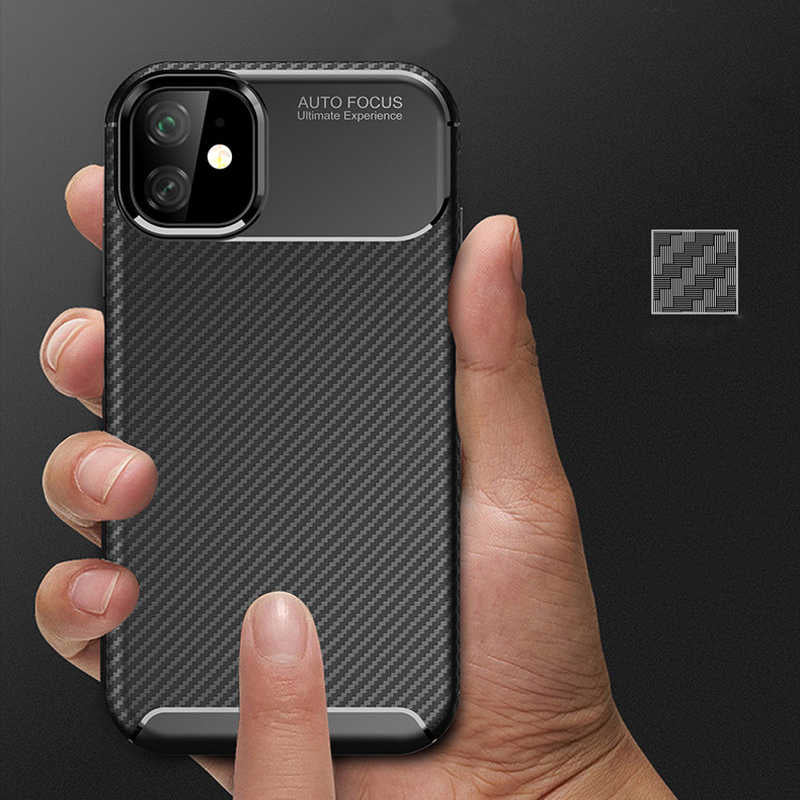 Apple iPhone 11 Kılıf Zore Negro Silikon Kapak Lacivert