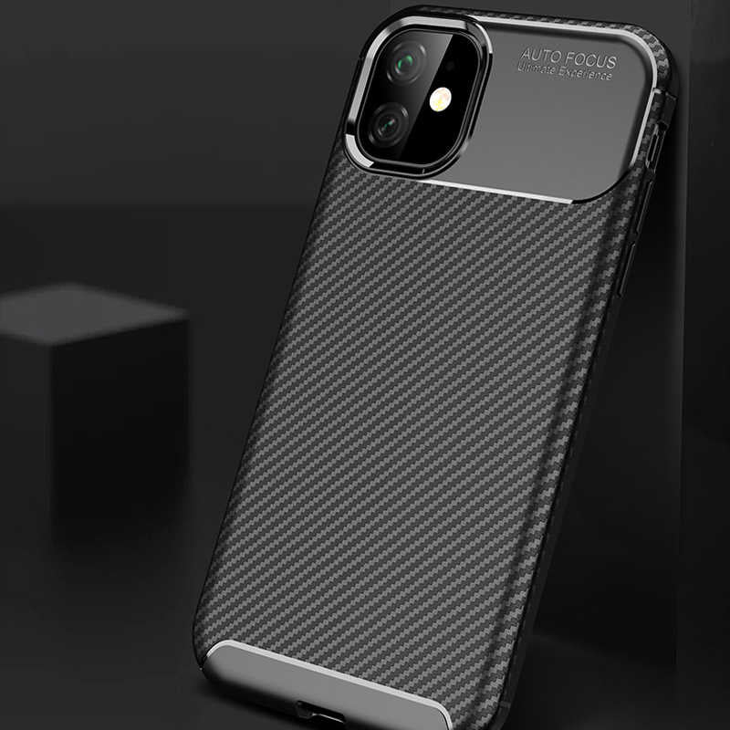 Apple iPhone 11 Kılıf Zore Negro Silikon Kapak Siyah