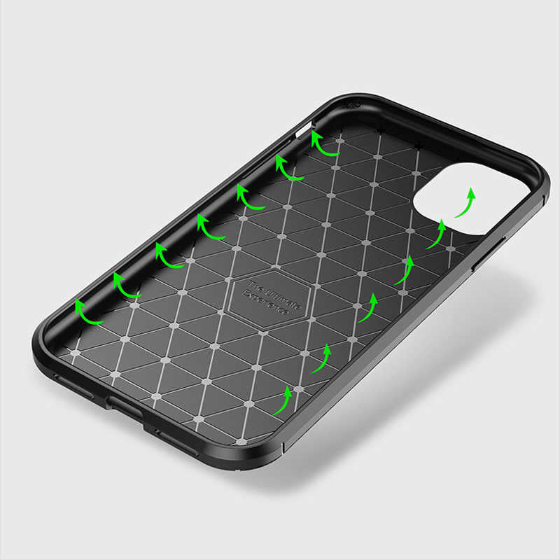 Apple iPhone 11 Kılıf Zore Negro Silikon Kapak Lacivert