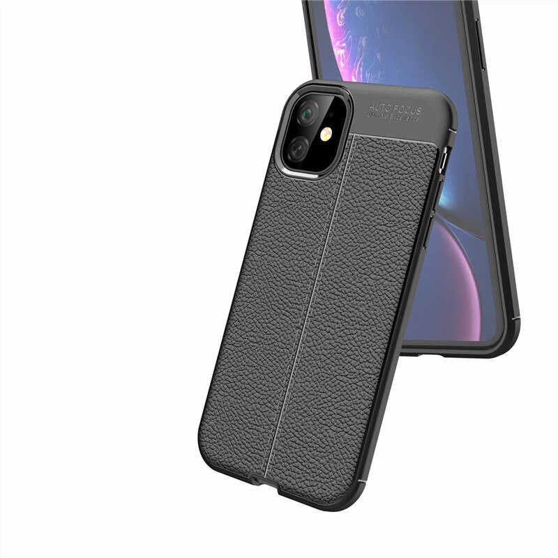 Apple iPhone 11 Kılıf Zore Niss Silikon Kapak Lacivert