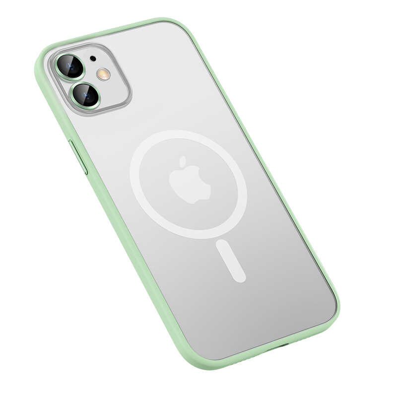 Apple iPhone 11 Kılıf Zore Mokka Wireless Kapak Rose Gold