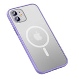 Apple iPhone 11 Kılıf Zore Mokka Wireless Kapak Lila