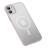 Apple iPhone 11 Kılıf Zore Mokka Wireless Kapak Rose Gold