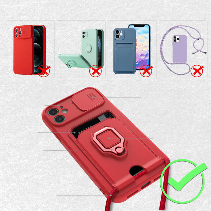 Apple iPhone 11 Kılıf Zore Pelit Kapak Lacivert