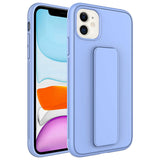 Apple iPhone 11 Kılıf Zore Qstand Kapak Lacivert