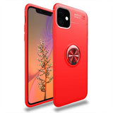 Apple iPhone 11 Kılıf Zore Ravel Silikon Kapak Siyah-Mavi