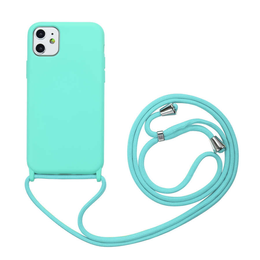 Apple iPhone 11 Kılıf Zore Ropi Kapak Turkuaz