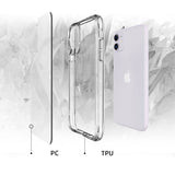 Apple iPhone 11 Kılıf Zore Şeffaf Ultra İnce Airbag Tasarımlı Okka Kapak Renksiz