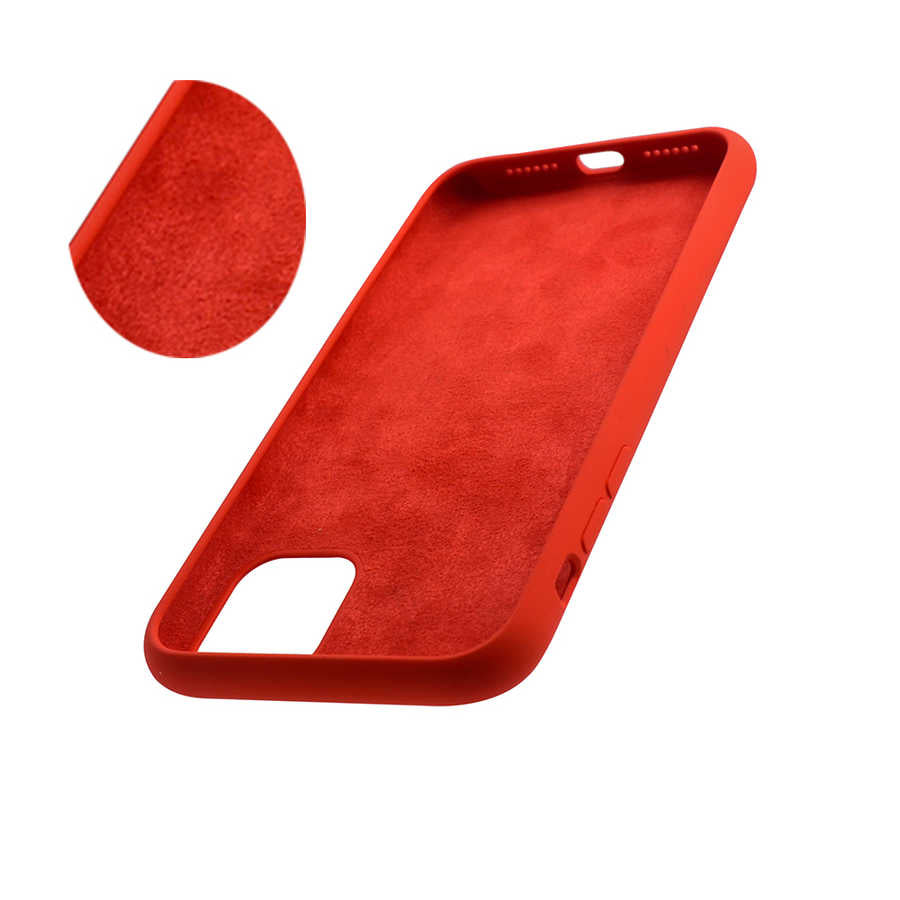 Apple iPhone 11 Kılıf Zore Silk Silikon Pembe