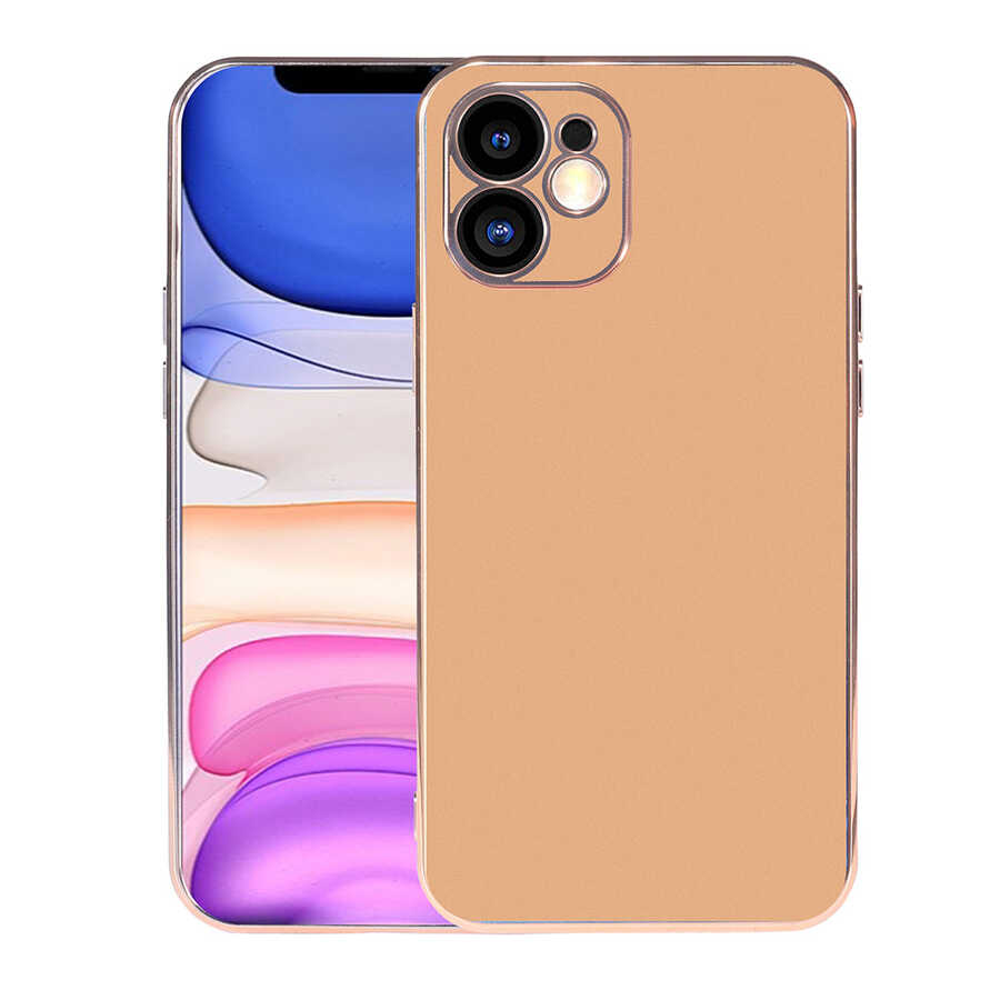 Apple iPhone 11 Kılıf Zore Viyana Kapak Gold
