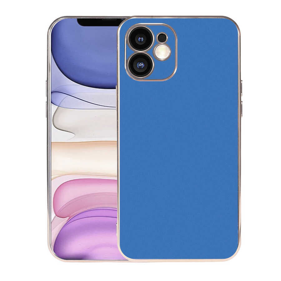 Apple iPhone 11 Kılıf Zore Viyana Kapak Saks Mavi