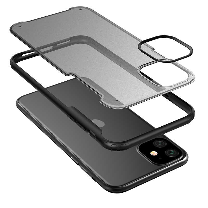 Apple iPhone 11 Kılıf Zore Volks Kapak Siyah