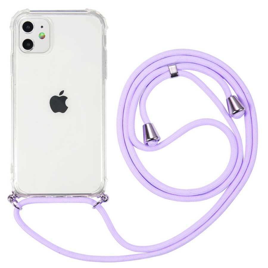 Apple iPhone 11 Kılıf Zore X-Rop Kapak Renksiz