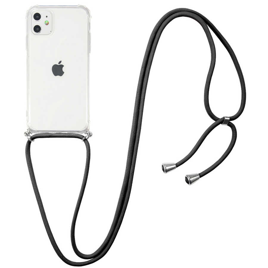 Apple iPhone 11 Kılıf Zore X-Rop Kapak Renksiz