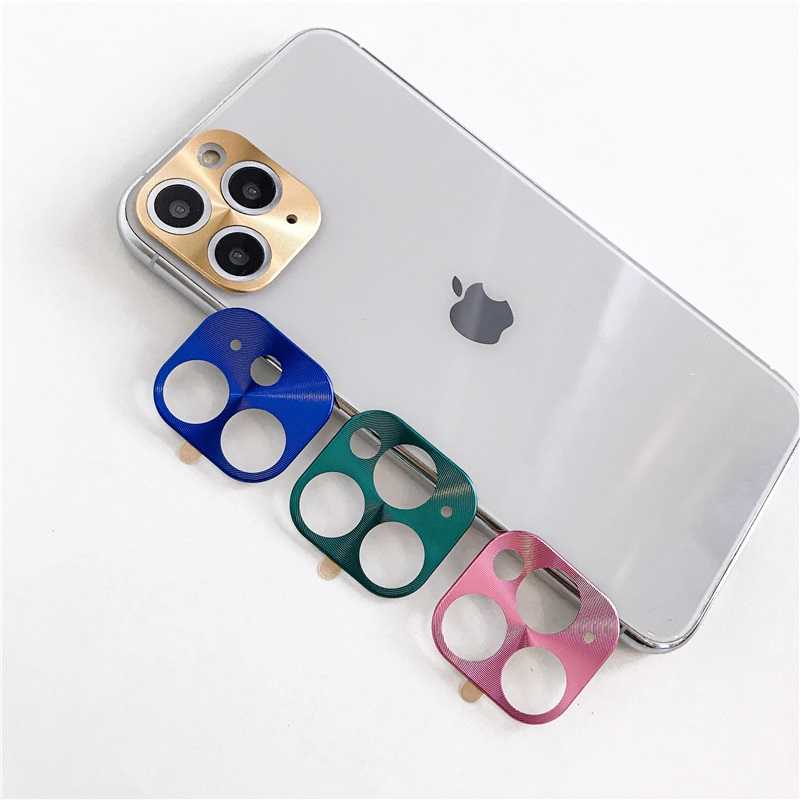 Apple iPhone 11 Zore Metal Kamera Koruyucu Gold