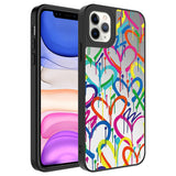 Apple iPhone 11 Pro Kılıf Aynalı Desenli Kamera Korumalı Parlak Zore Mirror Kapak Dallar