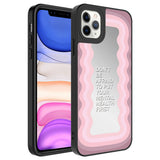 Apple iPhone 11 Pro Kılıf Aynalı Desenli Kamera Korumalı Parlak Zore Mirror Kapak Ayna