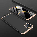 Apple iPhone 11 Pro Kılıf Zore Ays Kapak Siyah-Gold