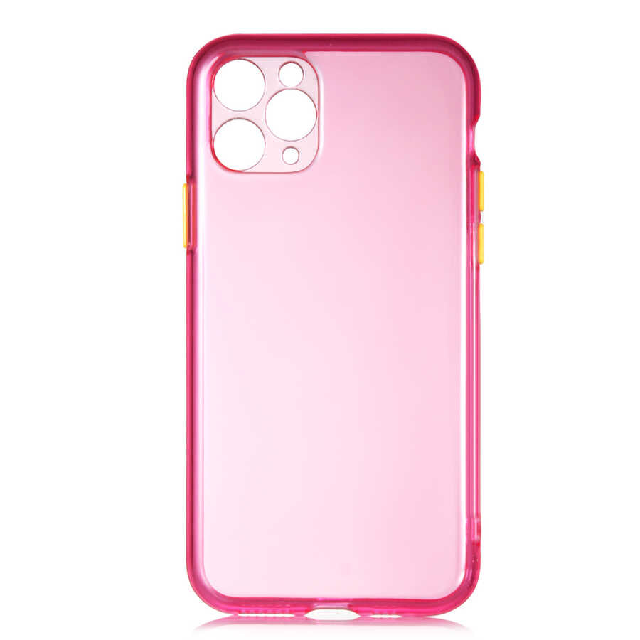 Apple iPhone 11 Pro Kılıf Zore Bistro Kapak Pembe
