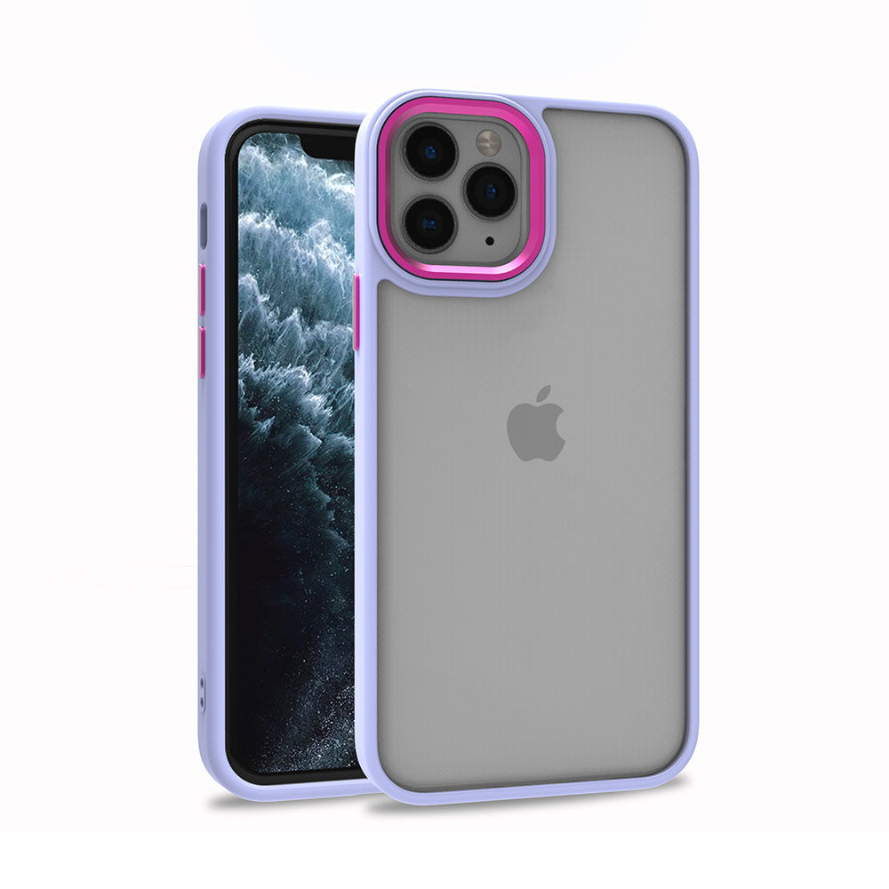 Apple iPhone 11 Pro Kılıf Zore Flora Kapak Mavi