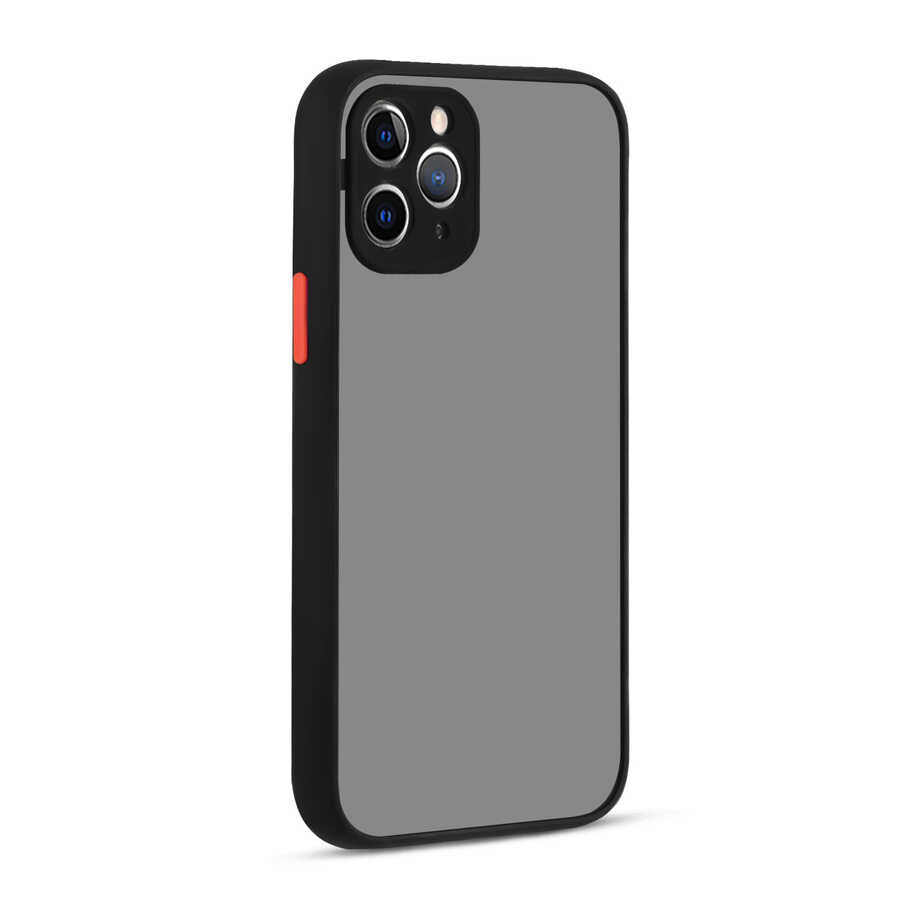 Apple iPhone 11 Pro Kılıf Zore Hux Kapak Siyah