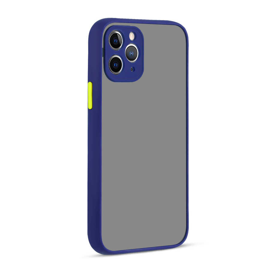 Apple iPhone 11 Pro Kılıf Zore Hux Kapak Lacivert
