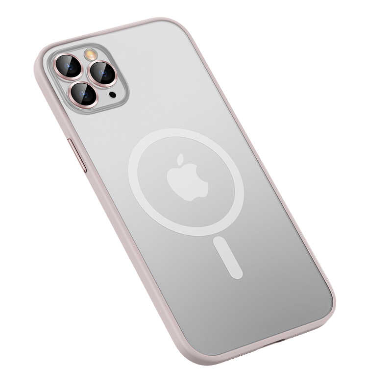 Apple iPhone 11 Pro Kılıf Zore Mokka Wireless Kapak Koyu Mor